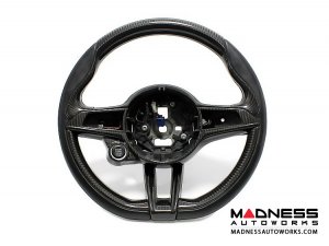 Alfa Romeo Giulia Steering Wheel Trim - Carbon Fiber - Lower Trim Set - QV Model 